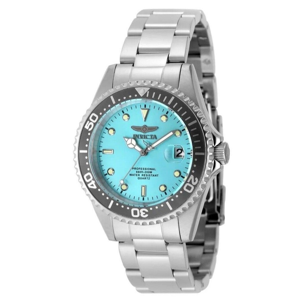 Invicta Pro Diver Anchoris Men's Watch 37.5mm Light Blue Dial Steel 48726 New